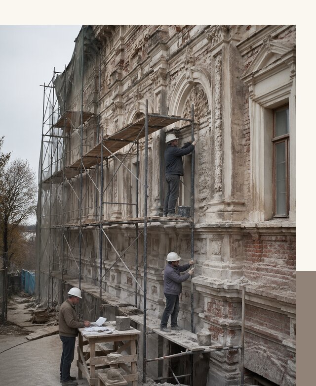 Реставрация объектов культурного наследия под ключ в Борзе